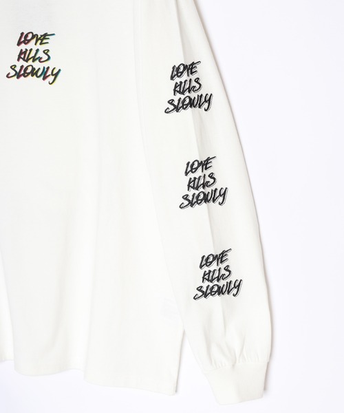 Ed Hardy（エドハーディー）の「Ed Hardy　袖プリントロンTEE（Tシャツ/カットソー・メンズ・ホワイト/ホワイト系その他/パープル/ブラック/ダークグリーン/ブラック系その他/ホワイト系その他2/ブラック系その他2/ライム・M/L）」の15枚目の写真