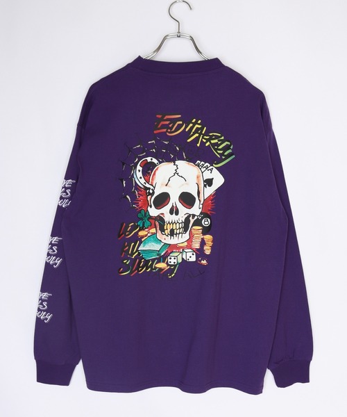 Ed Hardy（エドハーディー）の「Ed Hardy　袖プリントロンTEE（Tシャツ/カットソー・メンズ・ホワイト/ホワイト系その他/パープル/ブラック/ダークグリーン/ブラック系その他/ホワイト系その他2/ブラック系その他2/ライム・M/L）」の20枚目の写真