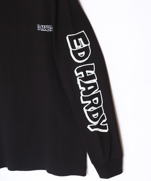 Ed Hardy（エドハーディー）の「Ed Hardy　袖プリントロンTEE（Tシャツ/カットソー・メンズ・ホワイト/ホワイト系その他/パープル/ブラック/ダークグリーン/ブラック系その他/ホワイト系その他2/ブラック系その他2/ライム・M/L）」の18枚目の写真