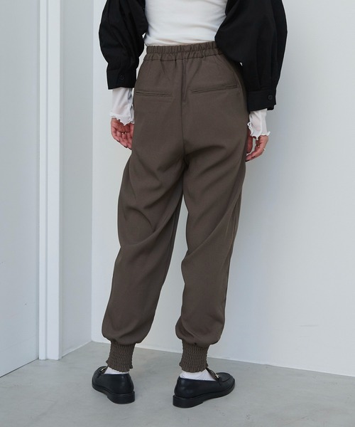 HANNE（アン）の「ウエストタックジョグパンツ（その他パンツ・レディース・ブラック/ブラウン・フリー）」の19枚目の写真