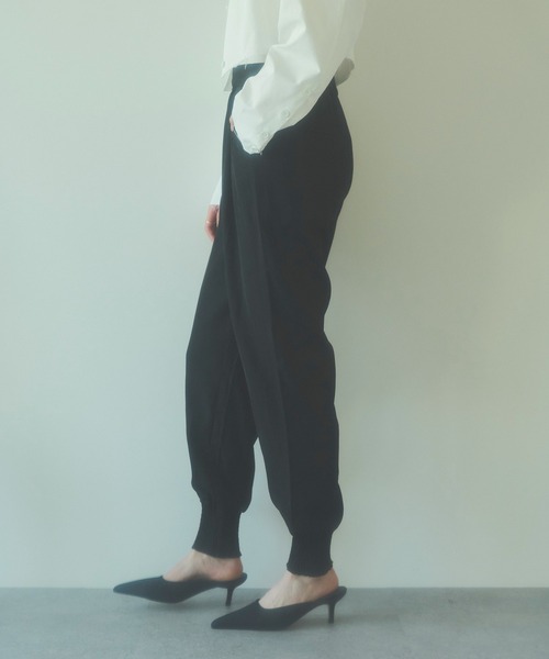 HANNE（アン）の「ウエストタックジョグパンツ（その他パンツ・レディース・ブラック/ブラウン・フリー）」の11枚目の写真