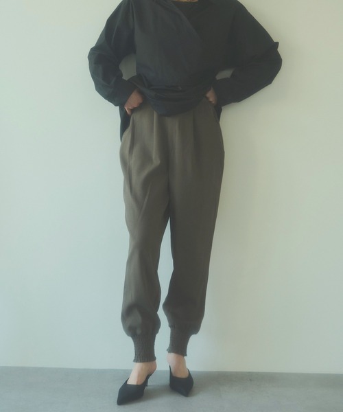 HANNE（アン）の「ウエストタックジョグパンツ（その他パンツ・レディース・ブラック/ブラウン・フリー）」の12枚目の写真