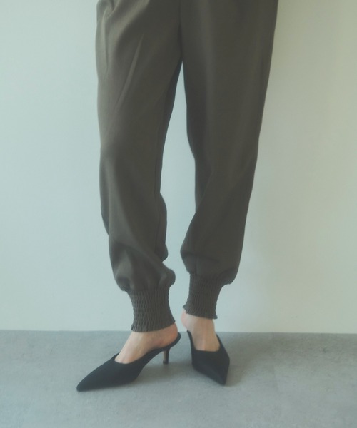 HANNE（アン）の「ウエストタックジョグパンツ（その他パンツ・レディース・ブラック/ブラウン・フリー）」の15枚目の写真