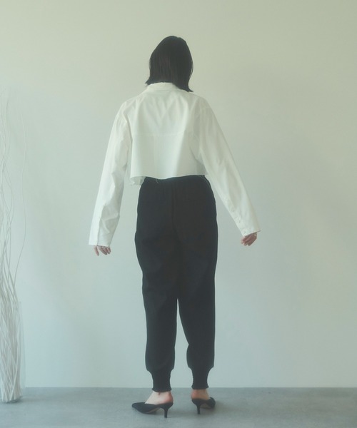 HANNE（アン）の「ウエストタックジョグパンツ（その他パンツ・レディース・ブラック/ブラウン・フリー）」の8枚目の写真