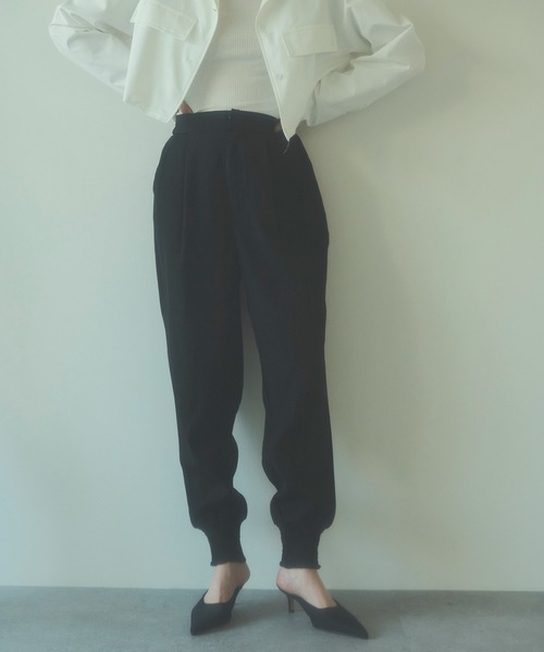 HANNE（アン）の「ウエストタックジョグパンツ（その他パンツ・レディース・ブラック/ブラウン・フリー）」の10枚目の写真