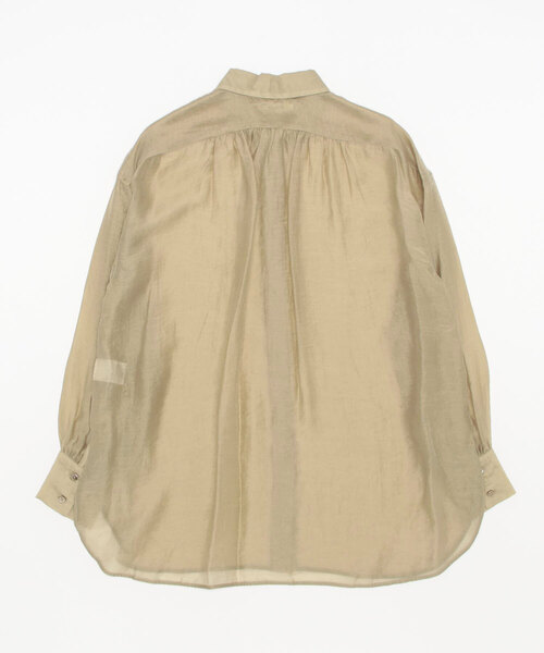 enchainement（アンシェヌマン）の「Basic Sheer Shirts（シャツ/ブラウス・レディース・ベージュ/グレー/ボルドー・フリー）」の8枚目の写真