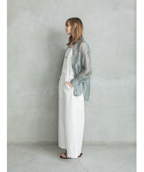 enchainement（アンシェヌマン）の「Basic Sheer Shirts（シャツ/ブラウス・レディース・ベージュ/グレー/ボルドー・フリー）」の11枚目の写真