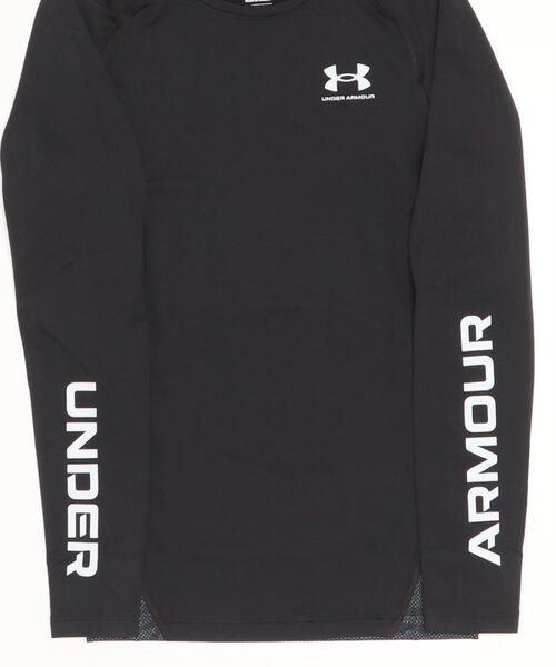 UNDER ARMOUR(アンダーアーマー)の「UAコールドギアアーマー クルー ノベルティ シャツ(トレーニング/メンズ)(Tシャツ/カットソー・メンズ・グレー/ブラック/ダークグリーン/ネイビー・M/XXL/L/3XL/XL/S)」の7枚目の写真