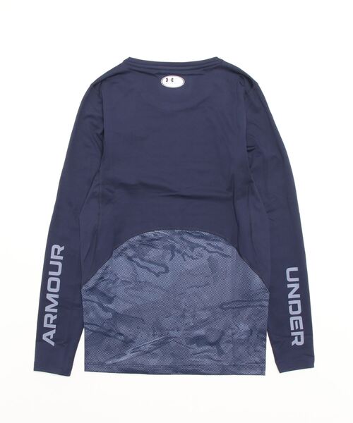 UNDER ARMOUR(アンダーアーマー)の「UAコールドギアアーマー クルー ノベルティ シャツ(トレーニング/メンズ)(Tシャツ/カットソー・メンズ・グレー/ブラック/ダークグリーン/ネイビー・M/XXL/L/3XL/XL/S)」の9枚目の写真
