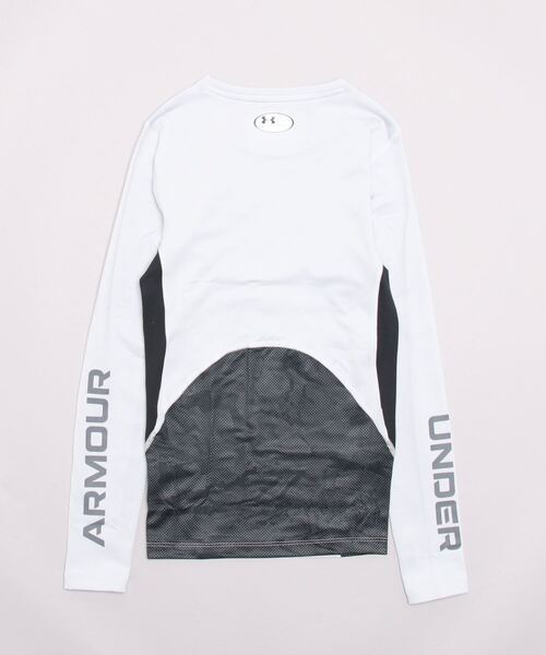 UNDER ARMOUR(アンダーアーマー)の「UAコールドギアアーマー クルー ノベルティ シャツ(トレーニング/メンズ)(Tシャツ/カットソー・メンズ・グレー/ブラック/ダークグリーン/ネイビー・M/XXL/L/3XL/XL/S)」の5枚目の写真