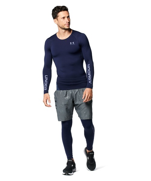 UNDER ARMOUR(アンダーアーマー)の「UAコールドギアアーマー クルー ノベルティ シャツ(トレーニング/メンズ)(Tシャツ/カットソー・メンズ・グレー/ブラック/ダークグリーン/ネイビー・M/XXL/L/3XL/XL/S)」の17枚目の写真
