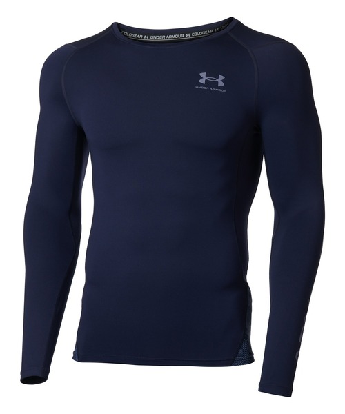 UNDER ARMOUR(アンダーアーマー)の「UAコールドギアアーマー クルー ノベルティ シャツ(トレーニング/メンズ)(Tシャツ/カットソー・メンズ・グレー/ブラック/ダークグリーン/ネイビー・M/XXL/L/3XL/XL/S)」の15枚目の写真