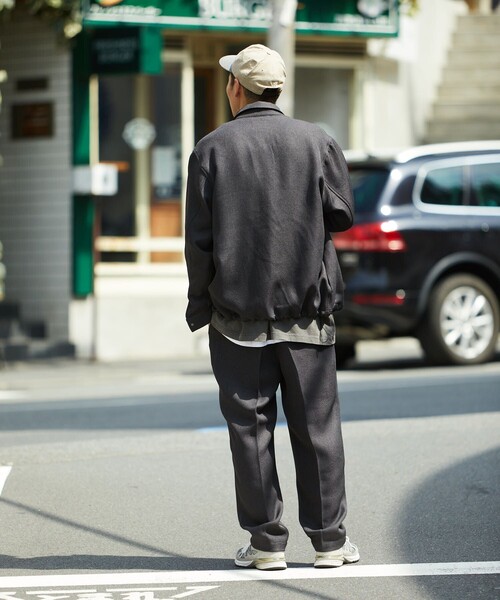 FREAK'S STORE(フリークスストア)の「FREAK'S STORE/フリークスストア ウーリーシャツコーチJKT/ポリエステルウール/コーチジャケット(シャツ/ブラウス・メンズ・ブラック/ダークグレー/ベージュ/ブラウン・LARGE/SMALL/MEDIUM)」の18枚目の写真