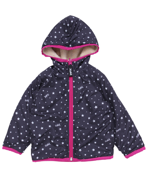 X-girl Stages(エックスガールステージス)の「【VERY11月号掲載】FLUFFY REVERSIBLE JACKET(12M~3T)(ブルゾン・キッズ・マルチ/ベージュ/ネイビー・12M/2T/3T)」の15枚目の写真