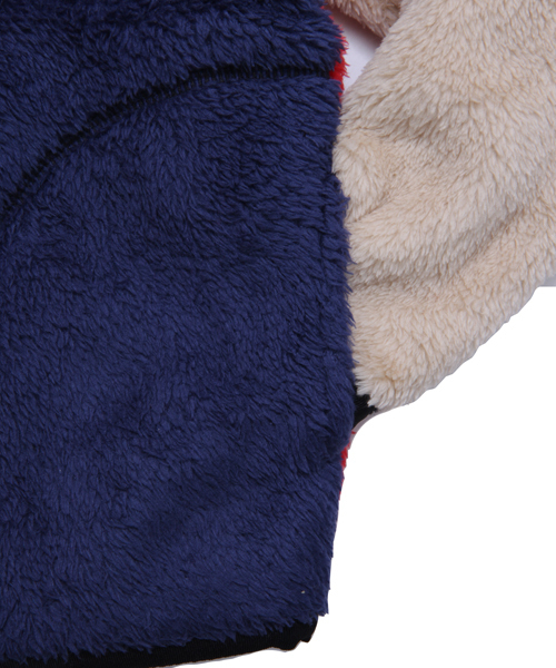 X-girl Stages(エックスガールステージス)の「【VERY11月号掲載】FLUFFY REVERSIBLE JACKET(12M~3T)(ブルゾン・キッズ・マルチ/ベージュ/ネイビー・12M/2T/3T)」の6枚目の写真