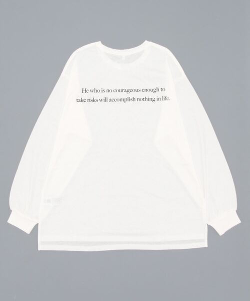 coca(coca)(コカ)の「ルーズシルエットアソートプリントTee(Tシャツ/カットソー・レディース・ホワイト/ブラック/ベージュ/グレー・M/L)」の5枚目の写真