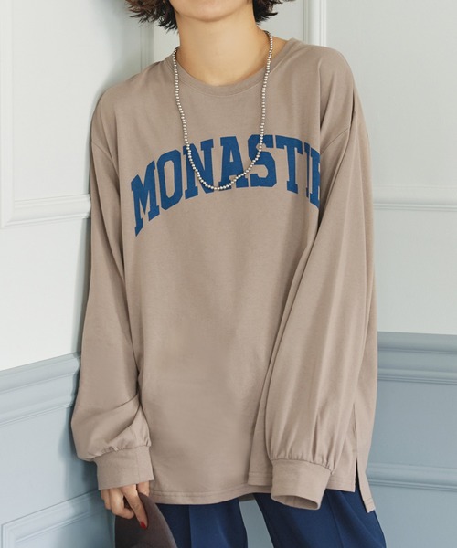 coca(coca)(コカ)の「ルーズシルエットアソートプリントTee(Tシャツ/カットソー・レディース・ホワイト/ブラック/ベージュ/グレー・M/L)」の4枚目の写真