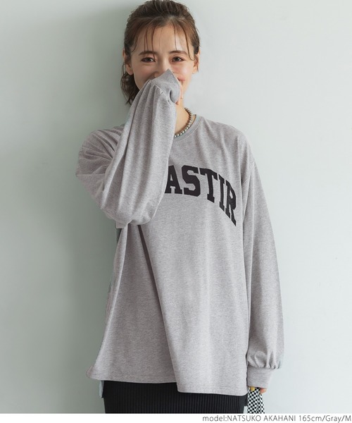 coca(coca)(コカ)の「ルーズシルエットアソートプリントTee(Tシャツ/カットソー・レディース・ホワイト/ブラック/ベージュ/グレー・M/L)」の13枚目の写真