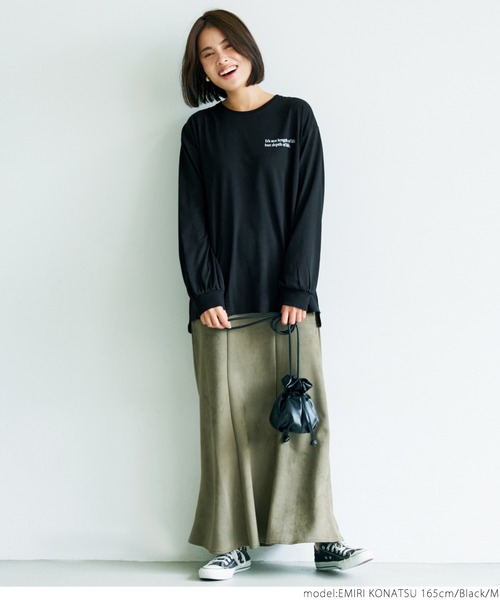 coca(coca)(コカ)の「ルーズシルエットアソートプリントTee(Tシャツ/カットソー・レディース・ホワイト/ブラック/ベージュ/グレー・M/L)」の9枚目の写真
