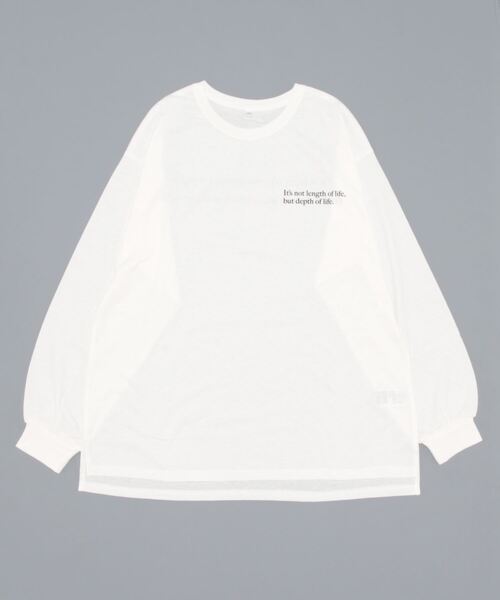 coca(coca)(コカ)の「ルーズシルエットアソートプリントTee(Tシャツ/カットソー・レディース・ホワイト/ブラック/ベージュ/グレー・M/L)」の18枚目の写真