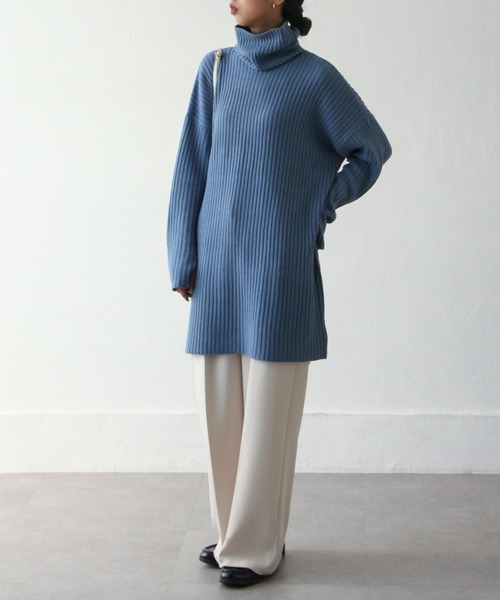 Chillfar（チルファー）の「7Gタートルロングニットプルオーバー