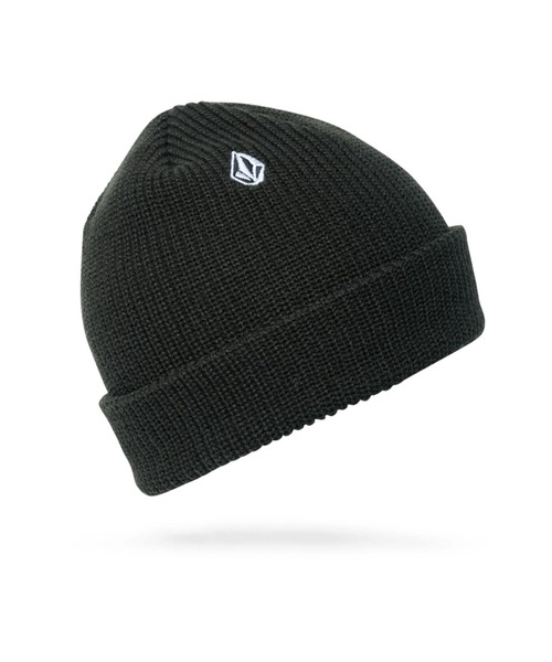 VOLCOM(ボルコム)の「【VOLCOM】FULL STONE BEANIE(ニットキャップ/ビーニー・メンズ・ブラック/パープル/ネイビー/モカ/ブラック系/ブルー系/オレンジ系・O/S)」の3枚目の写真