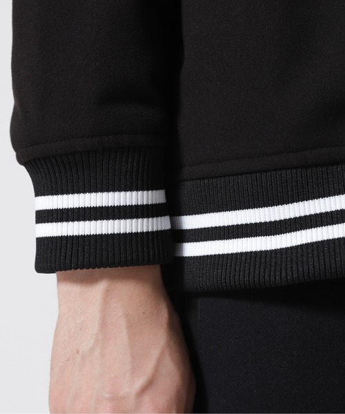 1piu1uguale3 RELAX（ウノピュウノウグァーレトレリラックス）の「1PIU1UGUALE3 RELAX/ウノピゥ ウノ ウグァーレ トレ リラックス/BRUSHED STADIUM JUMPER（スタジャン・メンズ・ブラック・M/L/XL/XXL）」の6枚目の写真