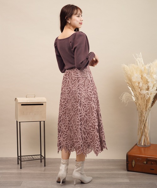 NOELA（ノエラ）の「ボリュームスリーブニット（ニット/セーター・レディース・オフホワイト/ボルドー/ベージュ/ブラック・フリー）」の20枚目の写真