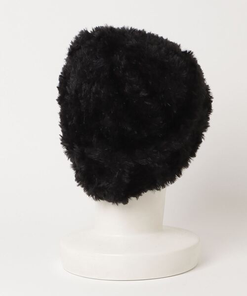 WC（ダブル シー）の「ふわふわボリュームニットキャップ（ニットキャップ/ビーニー・レディース・ブラック/ホワイト・FREE）」の3枚目の写真
