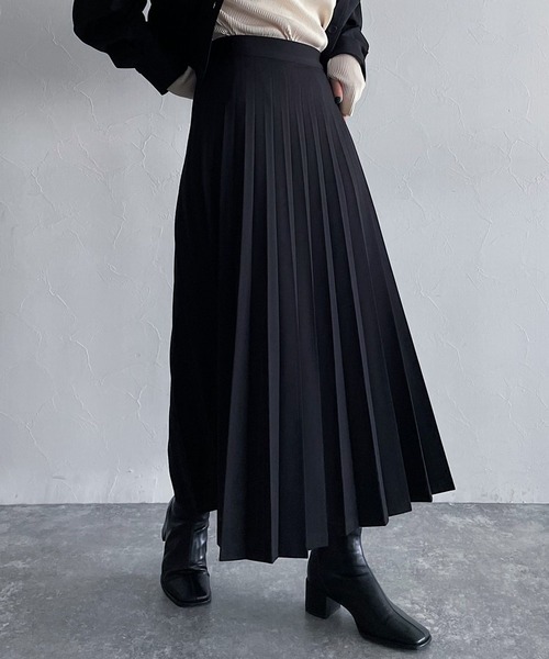 PAGEBOY（ページボーイ）の「SETUPプリーツスカート（スカート・レディース・オフホワイト/ブラック/ミント・FREE）」の10枚目の写真