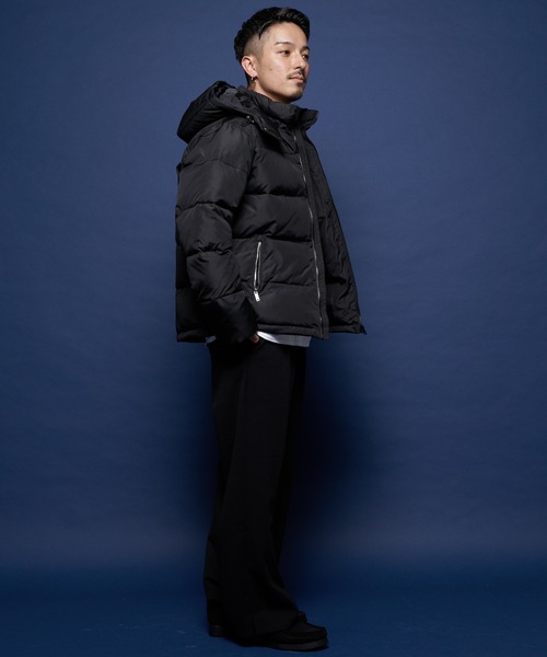 JACKROSE(ジャックローズ)の「JE-撥水.ロゴプリント-JKT(ダウンジャケット/コート・メンズ・ホワイト/ブラック・M/L)」の8枚目の写真