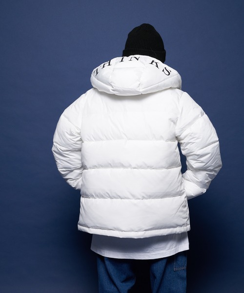 JACKROSE(ジャックローズ)の「JE-撥水.ロゴプリント-JKT(ダウンジャケット/コート・メンズ・ホワイト/ブラック・M/L)」の13枚目の写真