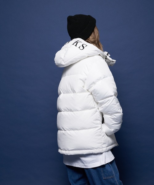 JACKROSE(ジャックローズ)の「JE-撥水.ロゴプリント-JKT(ダウンジャケット/コート・メンズ・ホワイト/ブラック・M/L)」の17枚目の写真