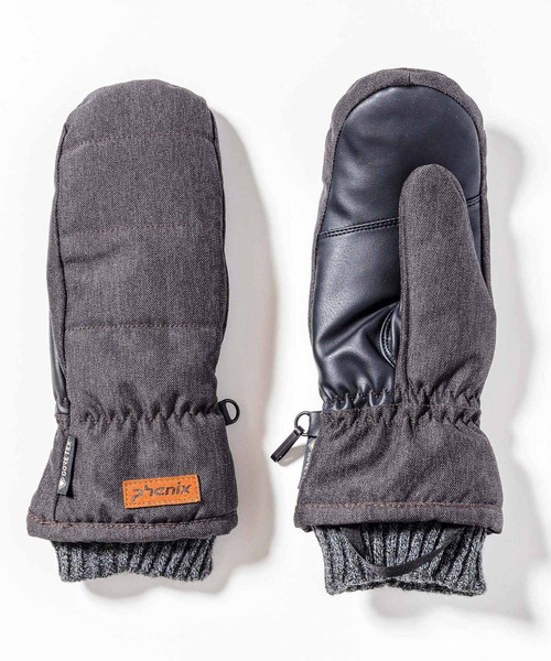 phenix(フェニックス)の「Phenix(フェニックス)【WOMENS】Phenix GORE WOMANS MITTEN(手袋・レディース・グレー/ブルー/ブラック・L/M/S)」の2枚目の写真