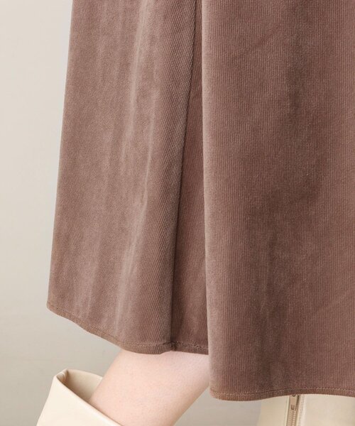 ITS'DEMO（イッツデモ）の「【ウエストマークでバランス抜群/微光沢】コーデュロイキャミワンピース（ワンピース・レディース・ブラウン系その他/アイボリー/ブルー・00）」の9枚目の写真