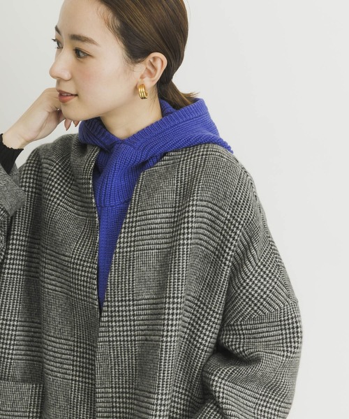 URBAN RESEARCH(アーバンリサーチ)の「畦ニットバラクラバ(ネックウォーマー/スヌード・レディース・ブルー/グレー/グリーン系その他・FREE)」の3枚目の写真