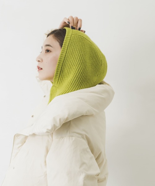 URBAN RESEARCH(アーバンリサーチ)の「畦ニットバラクラバ(ネックウォーマー/スヌード・レディース・ブルー/グレー/グリーン系その他・FREE)」の12枚目の写真