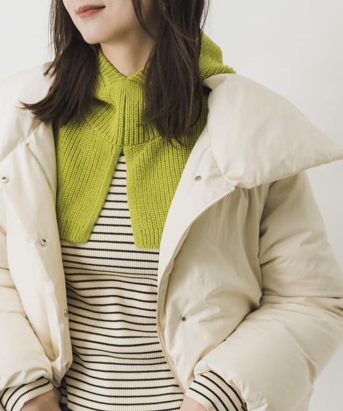 URBAN RESEARCH(アーバンリサーチ)の「畦ニットバラクラバ(ネックウォーマー/スヌード・レディース・ブルー/グレー/グリーン系その他・FREE)」の9枚目の写真