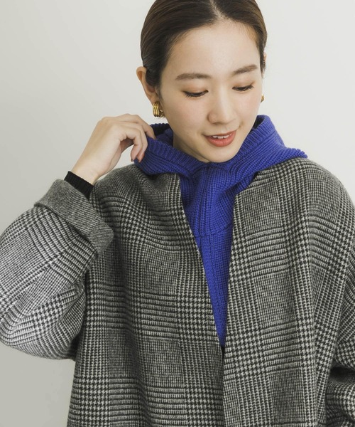 URBAN RESEARCH(アーバンリサーチ)の「畦ニットバラクラバ(ネックウォーマー/スヌード・レディース・ブルー/グレー/グリーン系その他・FREE)」の7枚目の写真