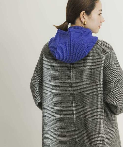 URBAN RESEARCH(アーバンリサーチ)の「畦ニットバラクラバ(ネックウォーマー/スヌード・レディース・ブルー/グレー/グリーン系その他・FREE)」の5枚目の写真