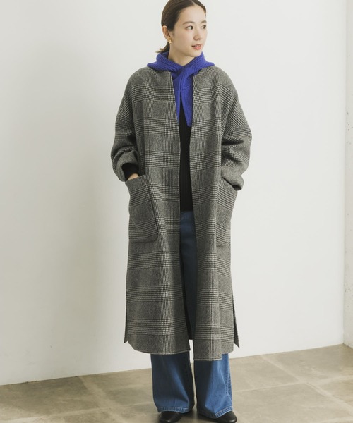 URBAN RESEARCH(アーバンリサーチ)の「畦ニットバラクラバ(ネックウォーマー/スヌード・レディース・ブルー/グレー/グリーン系その他・FREE)」の10枚目の写真