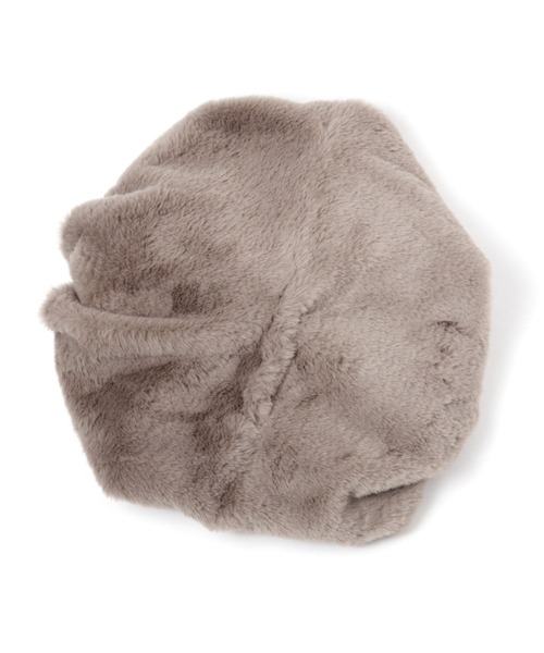 niko and...（ニコアンド）の「オリジナルフェイクファーコンビスヌード（ネックウォーマー/スヌード・レディース・その他1/モカ/アイボリー・0）」の5枚目の写真