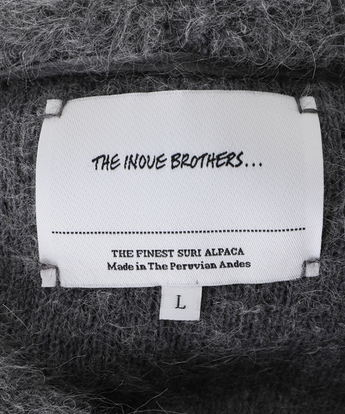 THE INOUE BROTHERS(ザイノウエブラザーズ)の「【THE INOUE BROTHERS / ザ イノウエブラザーズ】Suri Cardigan(カーディガン/ボレロ・メンズ・ブラック/グレー・MEDIUM/LARGE)」の12枚目の写真