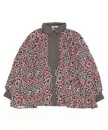 sandy | 【sandy】プリント切替起毛ブラウス(シャツ/ブラウス)