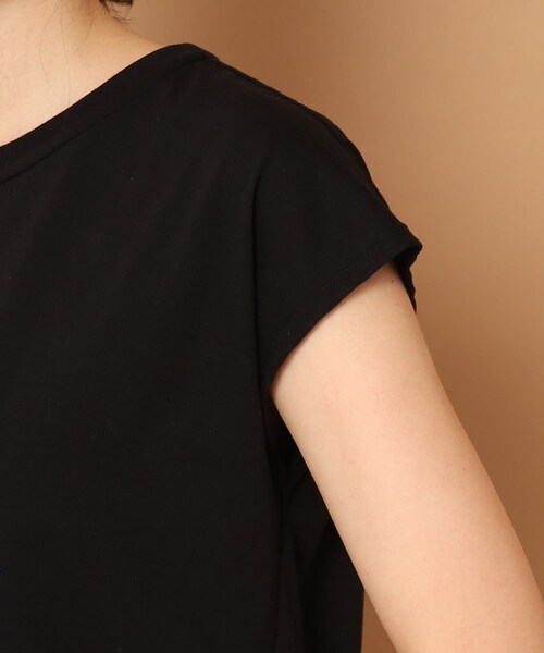 TICCA（ティッカ）の「◆TICCA(ティッカ)MORAINE フレンチTシャツ（Tシャツ/カットソー・レディース・ブラック/ホワイト・00）」の13枚目の写真