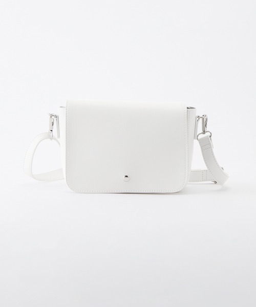 BONLECILL（ボンルシール）の「フラップスクエアミニショルダーバッグ/ ハンドバッグ（ショルダーバッグ・レディース・ブラック/オフホワイト/ライトグリーン/オレンジ・FREE）」の20枚目の写真