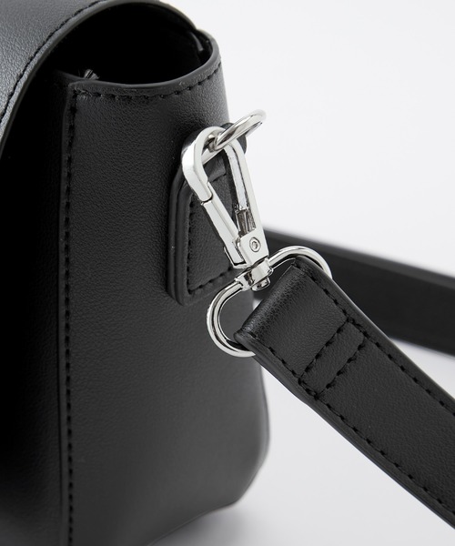 BONLECILL（ボンルシール）の「フラップスクエアミニショルダーバッグ/ ハンドバッグ（ショルダーバッグ・レディース・ブラック/オフホワイト/ライトグリーン/オレンジ・FREE）」の19枚目の写真