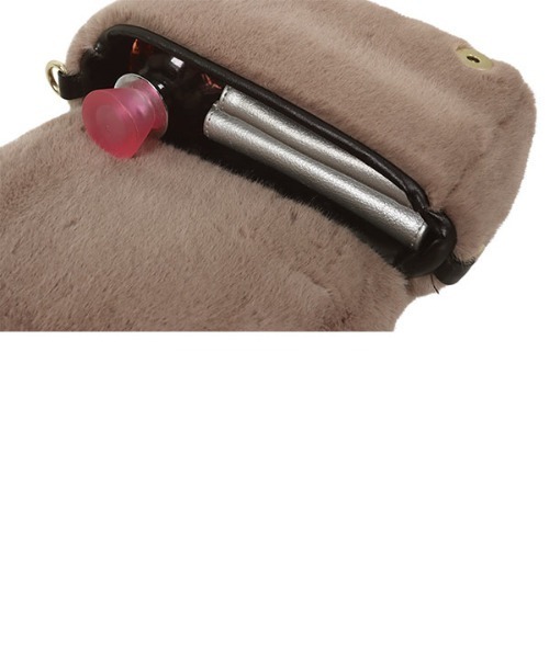 KOBE LETTUCE（コウベレタス）の「2wayエコファーハンドバッグ（ハンドバッグ・レディース・グレイッシュベージュ/ブラック/オフホワイト・FREE）」の11枚目の写真