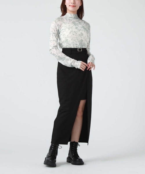 archives(アルシーヴ)の「ポケット付きレイヤードスカート(スカート・レディース・ブラック/モカ/アイボリー・MEDIUM)」の11枚目の写真