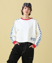 AVIREX | BI-COLOR LOGO GRAPHIC TOPS/ バイカラーロゴグラフィックトップス(Tシャツ/カットソー)